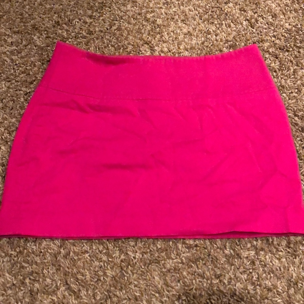 Hot pink express mini skirt - size 4 - EUC